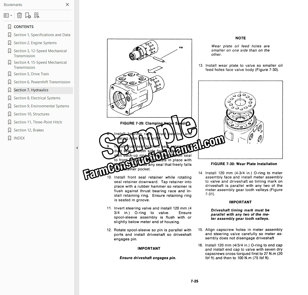 Versatile 836, 846, 856, 876, 936, 946, 956, 976 Tractor Service Manual - Image 7