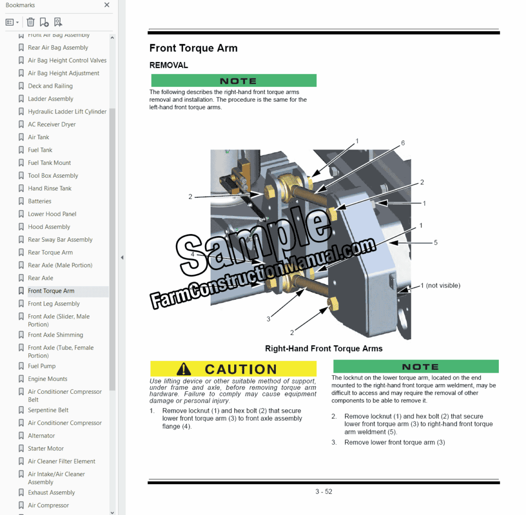 Miller Condor G40, G75 service manual sample page