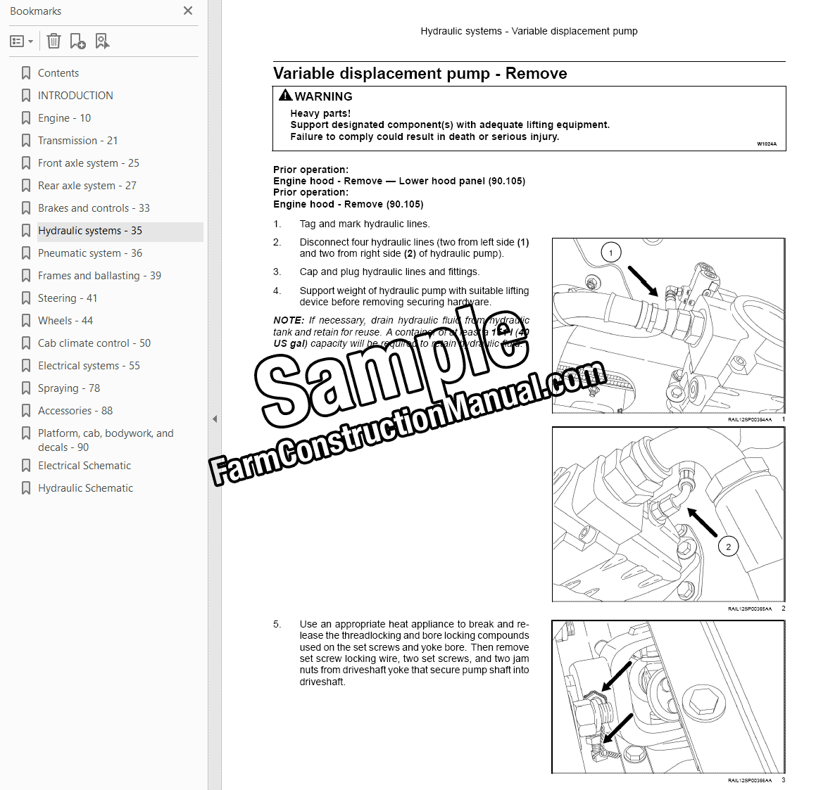 New Holland Guardian SP240R, SP275R Sprayer Service Manual - Image 5
