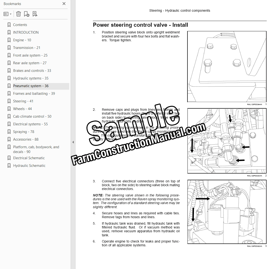 New Holland Guardian SP240R, SP275R Sprayer Service Manual - Image 4